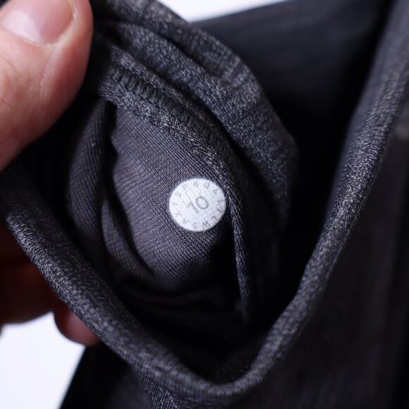 LULULEMON Wunder Under Hi-Rise 7/8 Tight Full-On Heathered Black Women's 10 - Picture 12 of 12